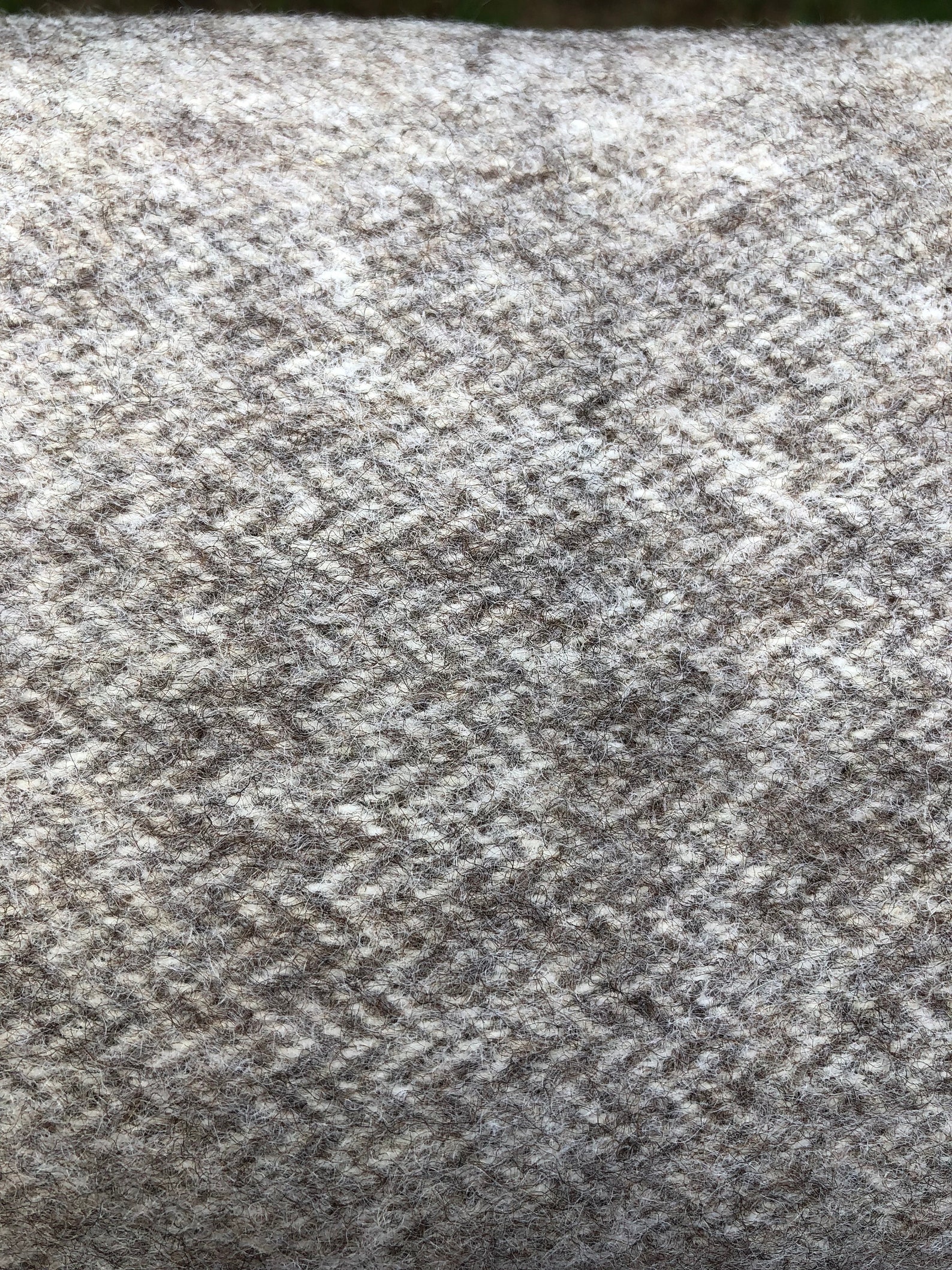 Wool Throw Blanket Herringbone // 100 Natural Wool // Wool // Sheep's