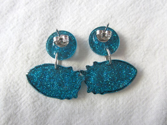 Blue Orecchini A Goccia D'acqua Stile Boemo Con Nappe E Dettagli Strass Da Donna~p158244462