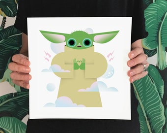 Baby Yoda (The Child) Archival Print