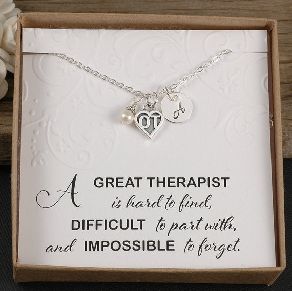 Occupational Therapist Gift for Women Occupational Therapist Jewelry Personalized Occupational Therapist Never Never Give Up Initial Birthstone Bangle Bracelet
