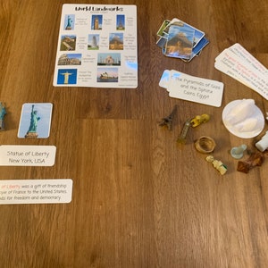 World Landmarks Learning Box/Kit