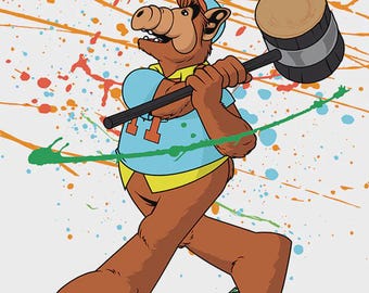 Alf Poster - Never Unrolled