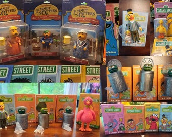 Muppet Action Figure Lot - Sesame Street and Emmet Otter