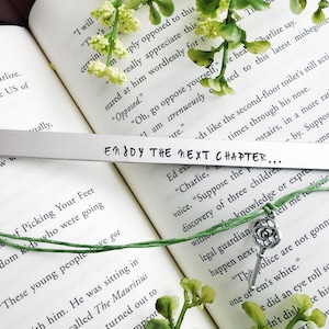 Custom Bookmark Retirement Gift For Women, Personalized Bookmark Enjoy The Next Chapter Graduation Gift, Grandpa Grandma Gift
