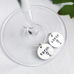 Bachelorette Party Favors, Personalized Wine Glass Charms, Wine Tasting Party, Unique Bridal Shower Favors, Wine wedding Favors, Place Cards
