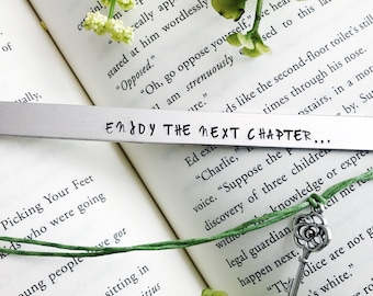 Retirement Gifts Custom Bookmark, Personalized Bookmark Mentor Gift, Enjoy The Next Chapter Congratulations Gift, Happy Retirement Gifts