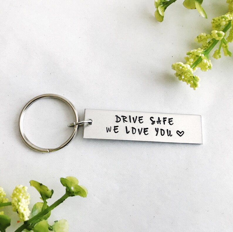 Drive Safe I Need You Here Custom Keychain For Boyfriend Etsy