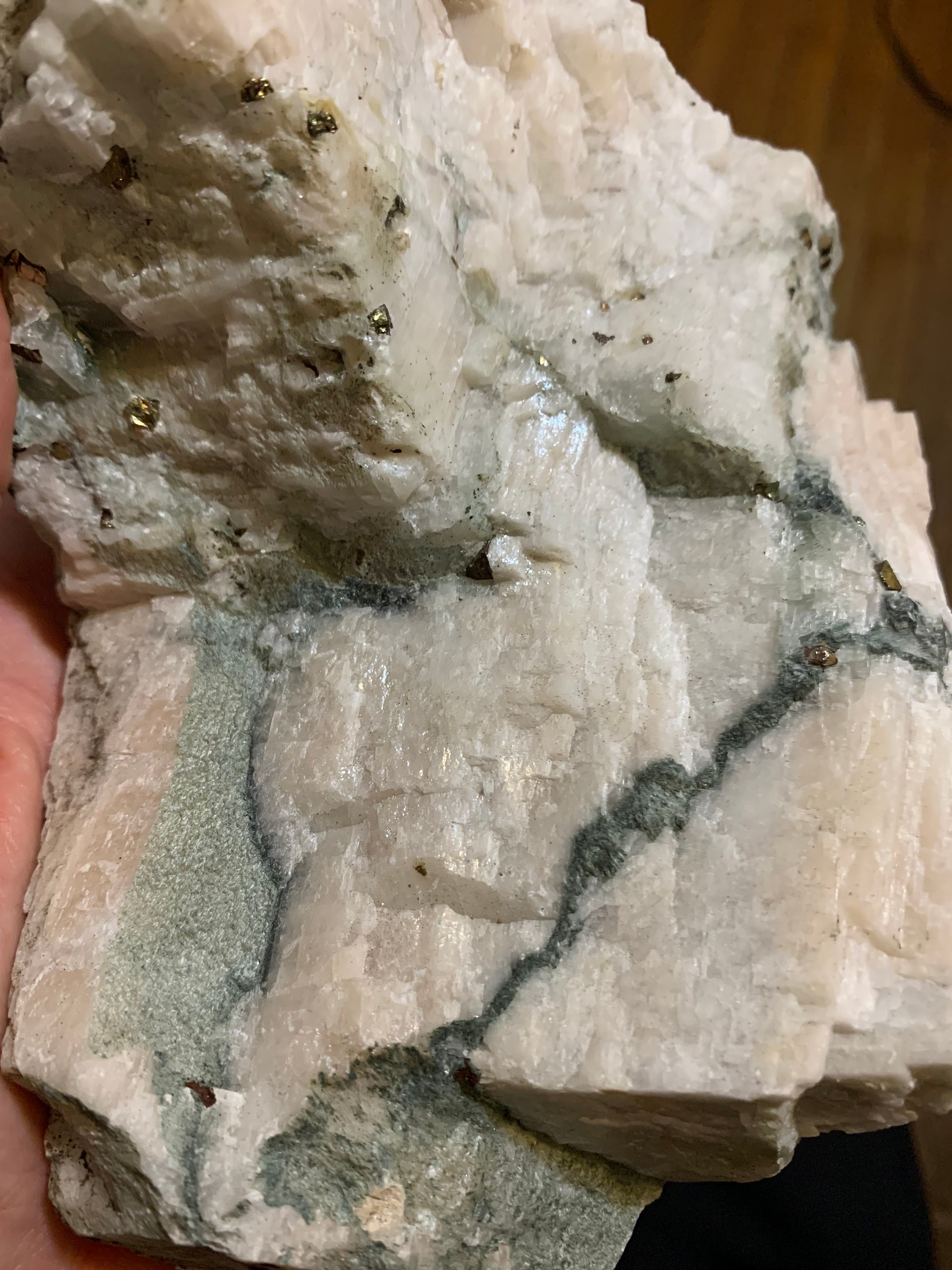 大きな方解石と黄鉄鉱とマラカイト - Etsy 日本