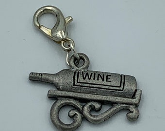 Stainless Steel Wine Bottle Zipper Pull