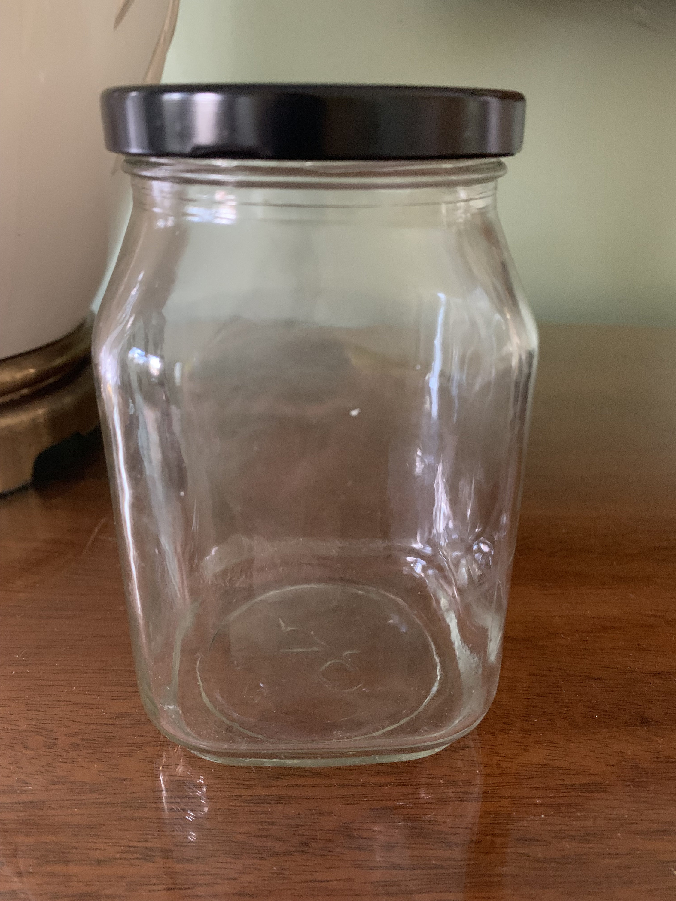 Tarro de cristal mediano para almacenamiento/manualidades