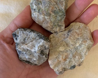 3 Pieces of Pink Feldspar Pegmatite