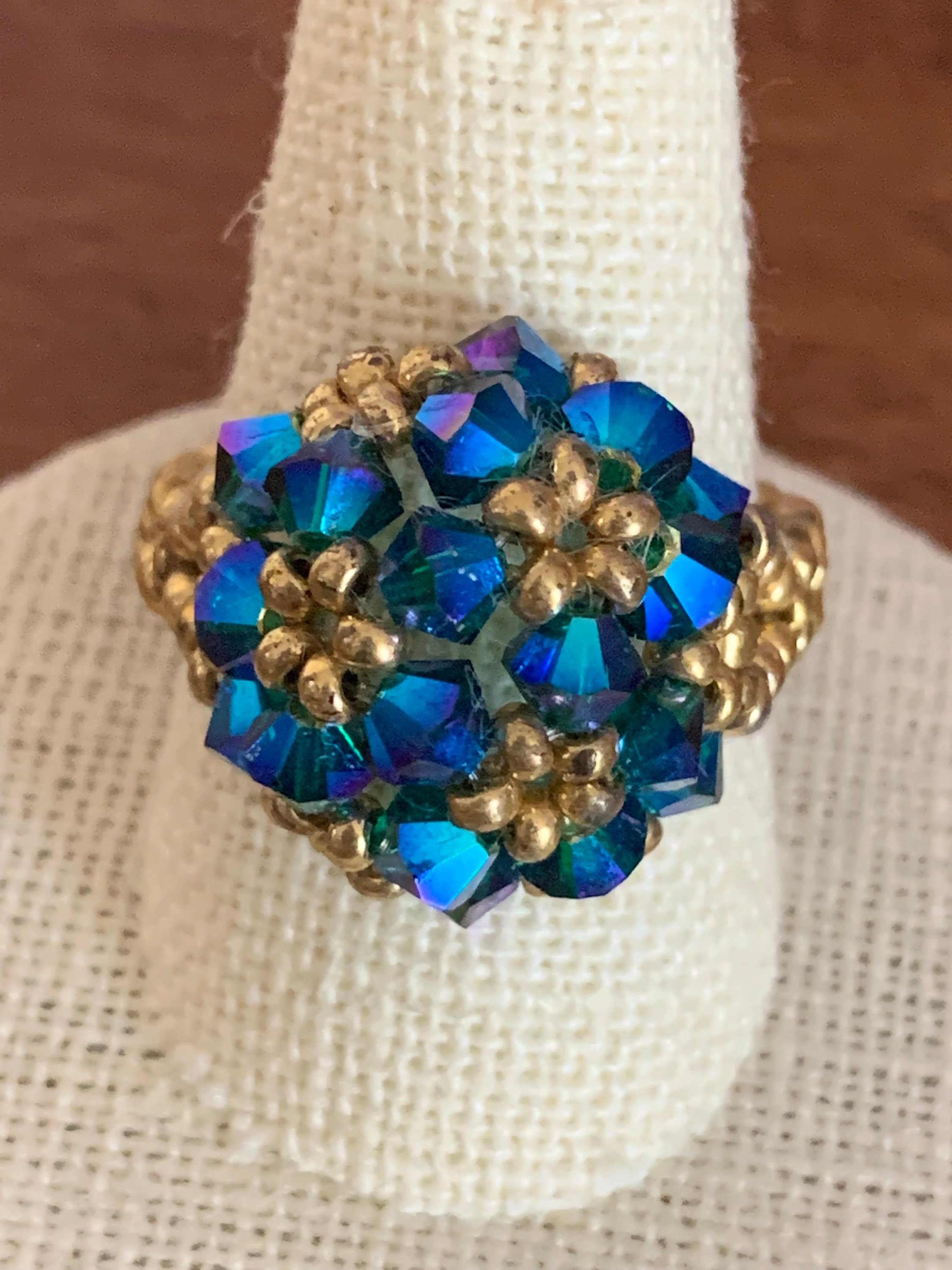 Rock Crystal Retired Swarovski Rings Swarovski Lucent Cocktail