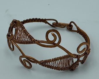 Copper Wire Wrapped Bracelet