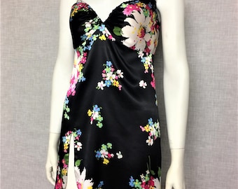 Silk Satin Nightdress, Soft Satin Nightie, Sexy Slip Dress