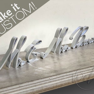 Mr & Mrs 6 in. Nome di famiglia personalizzato personalizzato, decorazione per tavolo da sposa a forma di cuore, tavolo da sposa, cartello Mr e Mrs, centrotavola, decorazione per matrimonio