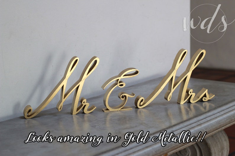 Mr /& Mrs Sign 6in Dark Walnut Finish Sweetheart Table decor head table decor sweetheart table sign sweetheart table wood sign FREE Shipping