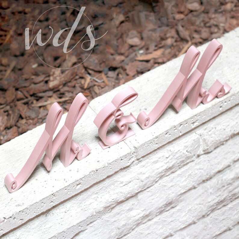 Mr /& Mrs Sign 6in Dark Walnut Finish Sweetheart Table decor head table decor sweetheart table sign sweetheart table wood sign FREE Shipping