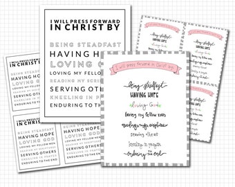 YW Theme 2016 Pack of Printables + Handout Cards