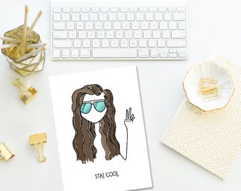 Stay Cool - Printable Art Print - 5x7