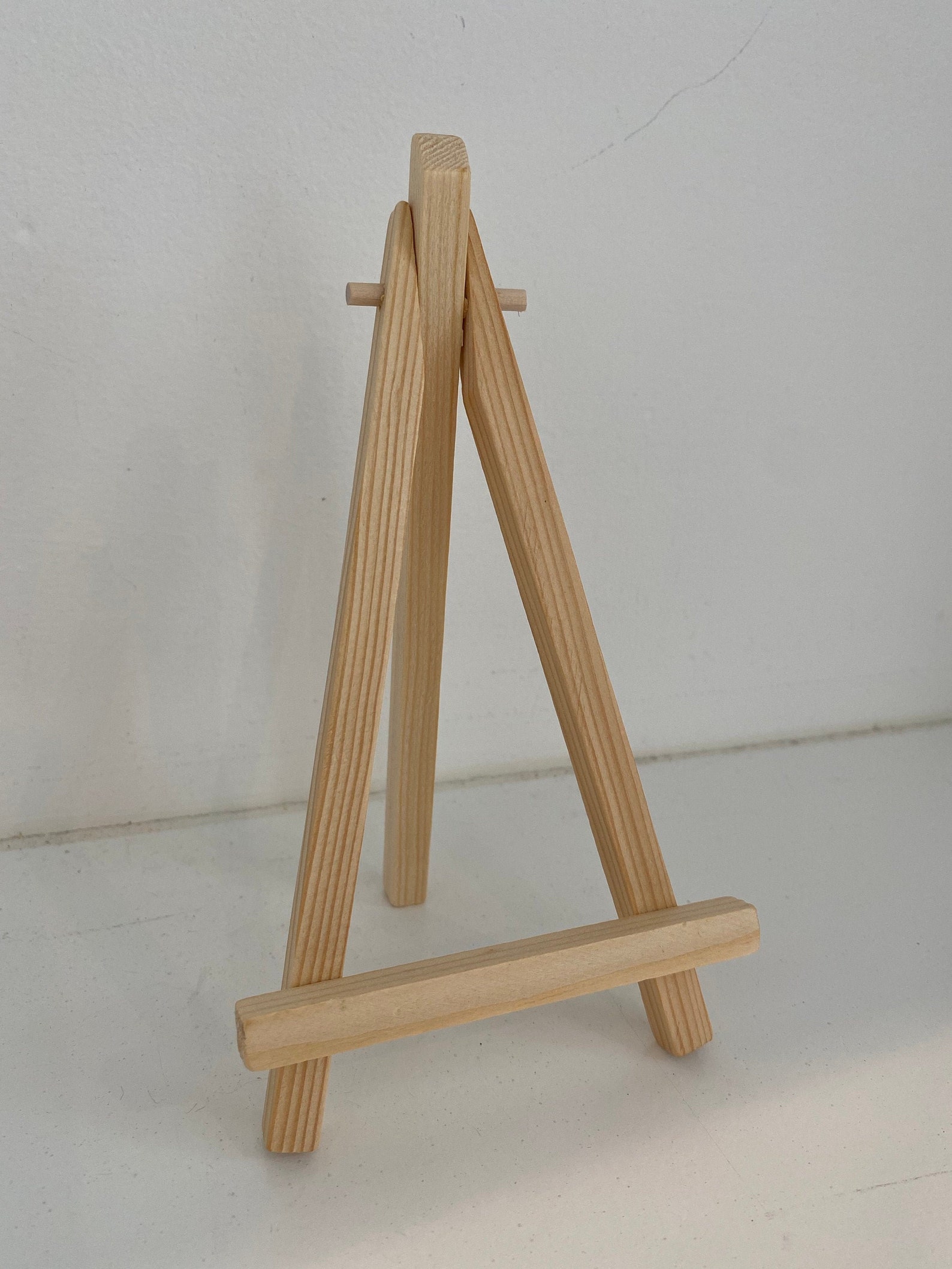 Mini Art Easel Wooden Triangle Easels for Displaying Etsy