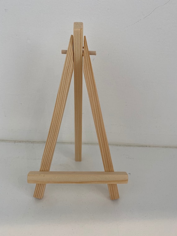 Mini cavalletto artistico, cavalletti triangolari in legno per la  visualizzazione di cerchi da ricamo, supporto per ricamo, mini cavalletto  freestanding -  Italia