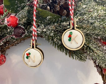 Christmas tree initial decorations, personalised Xmas ornament, Stocking fillers, Christmas eve box, Secret santa gift