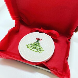 Hanging Mistletoe, Mistletoe Christmas decoration, Mistletoe ornament, Mistletoe ball, Meet me under the Mistletoe image 7