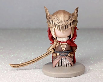Handcrafted Figurine Inspired by a Decay Goddess Warrior – FAN ART Limited Edition – Small Action Figure