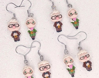 Unique Charms Inspired by a Sweet Elderly Dreamer Couple – Limited Edition, Handmade in Polymer Clay