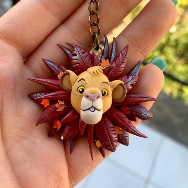 Le Roi Lion FAN ART - Porte-clés ou collier Simba