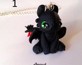 Cómo entrenar a tu dragón FAN ART Toothless Cómo entrenar a tu dragón Furia nocturna Collar de furia nocturna