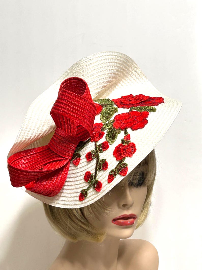 White Derby Fascinator, Horse Race Hat, Kentucky Derby Hat, Races ...