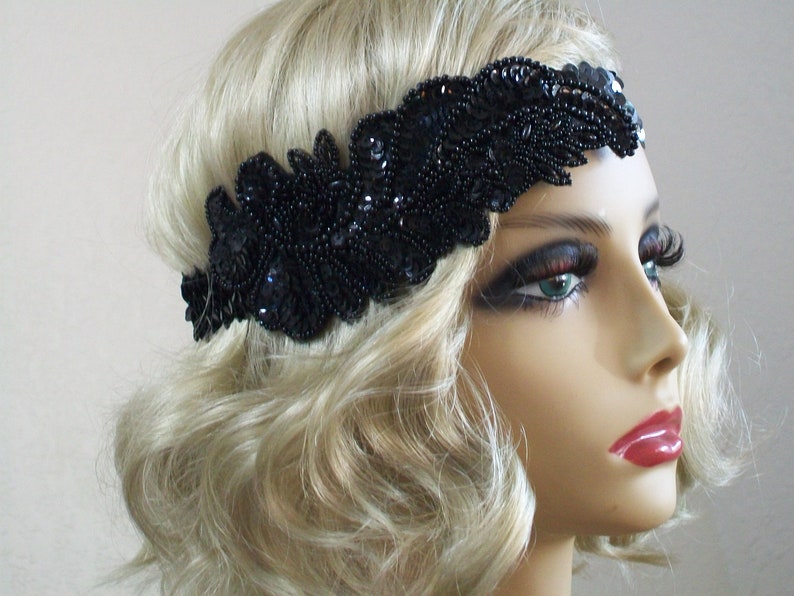 1920s Headband Gatsby Headband 1920s Headpiece Flapper Etsy