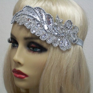 1920s Headband, Flapper Headband, 1920s Headpiece, Gatsby Headband, Flapper Fashion, Vintage Inspired Flapper, 1920s Hair Accessory