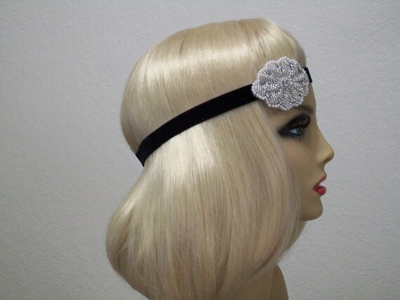 CLOSEOUT! Great Gatsby Headpiece, Flapper Headband, 1920s  display picture 2