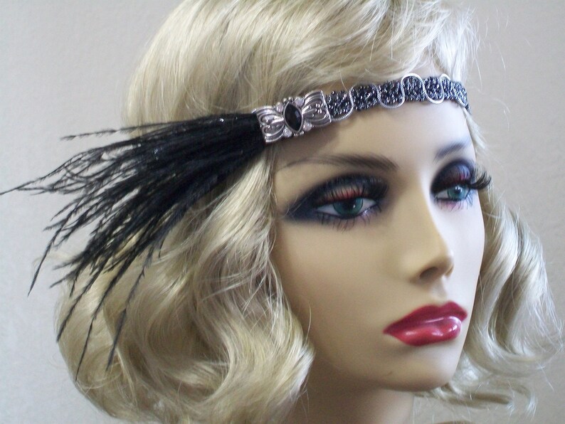 1920s Headband Flapper Headband 1920s Headpiece Gatsby Etsy