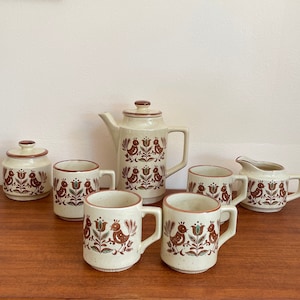 Vintage Ceramic Tea Set from Japan