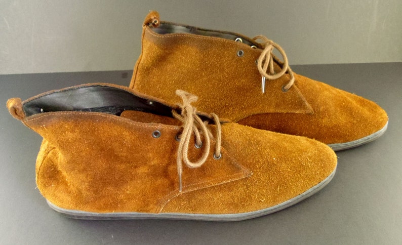 Great for LARP Cosplay Brown Suede Leather Shoes Women/'s Size 10 Medieval Fantasy Look and Ren Faire!