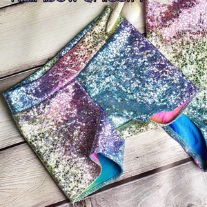 Metallic Mermaid/ Unicorn Shorts Baby/Toddlers/Girls. Dance Spandex shorts. Gymnastics.
