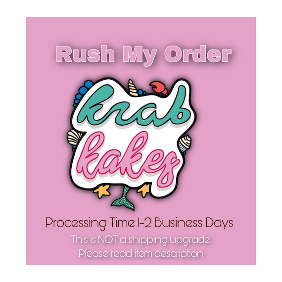 Rush My Order Fee.  Read Terms of Agreement