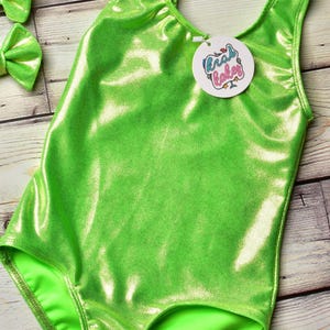 Girls Metallic Mystique Leotard: Gymnastics & Dance image 2