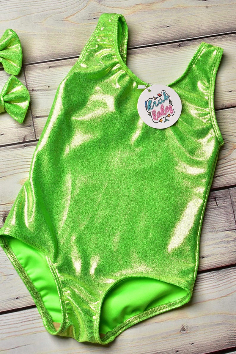 Girls Metallic Mystique Leotard: Gymnastics & Dance image 2
