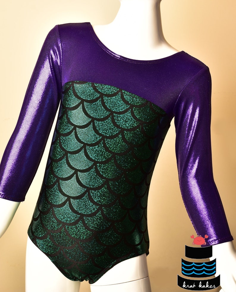 Gymnastics Leotards for Girls Unicorn Dance Clothes Gold Silver Metallic Outfits