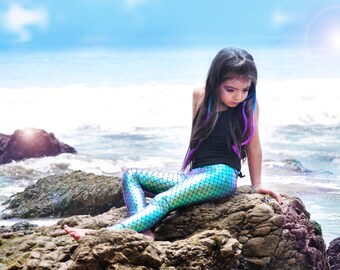 metallic mermaid leggings