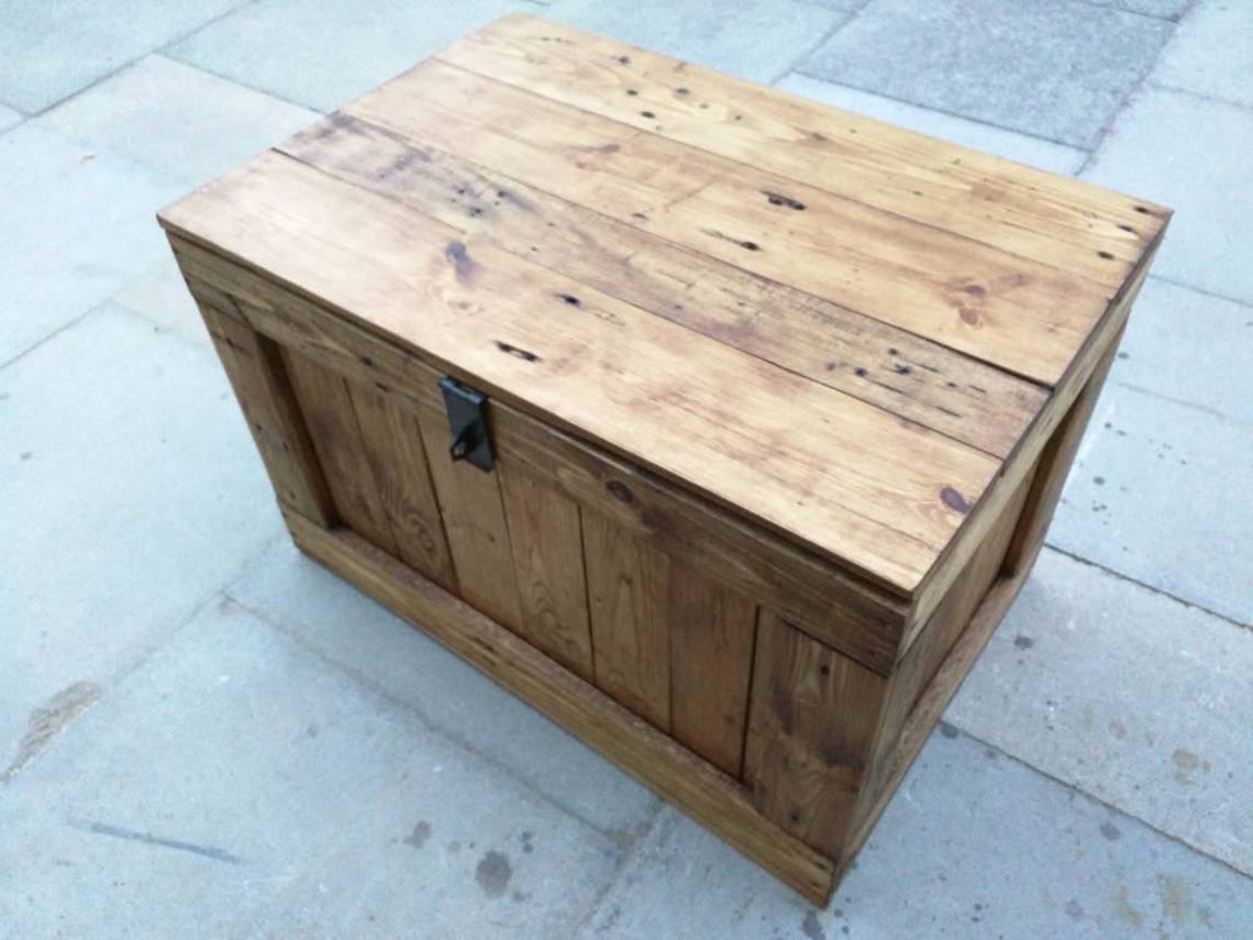Rustic Storage Coffee Table Handmade From Reclaimed Wood Made Etsy UK