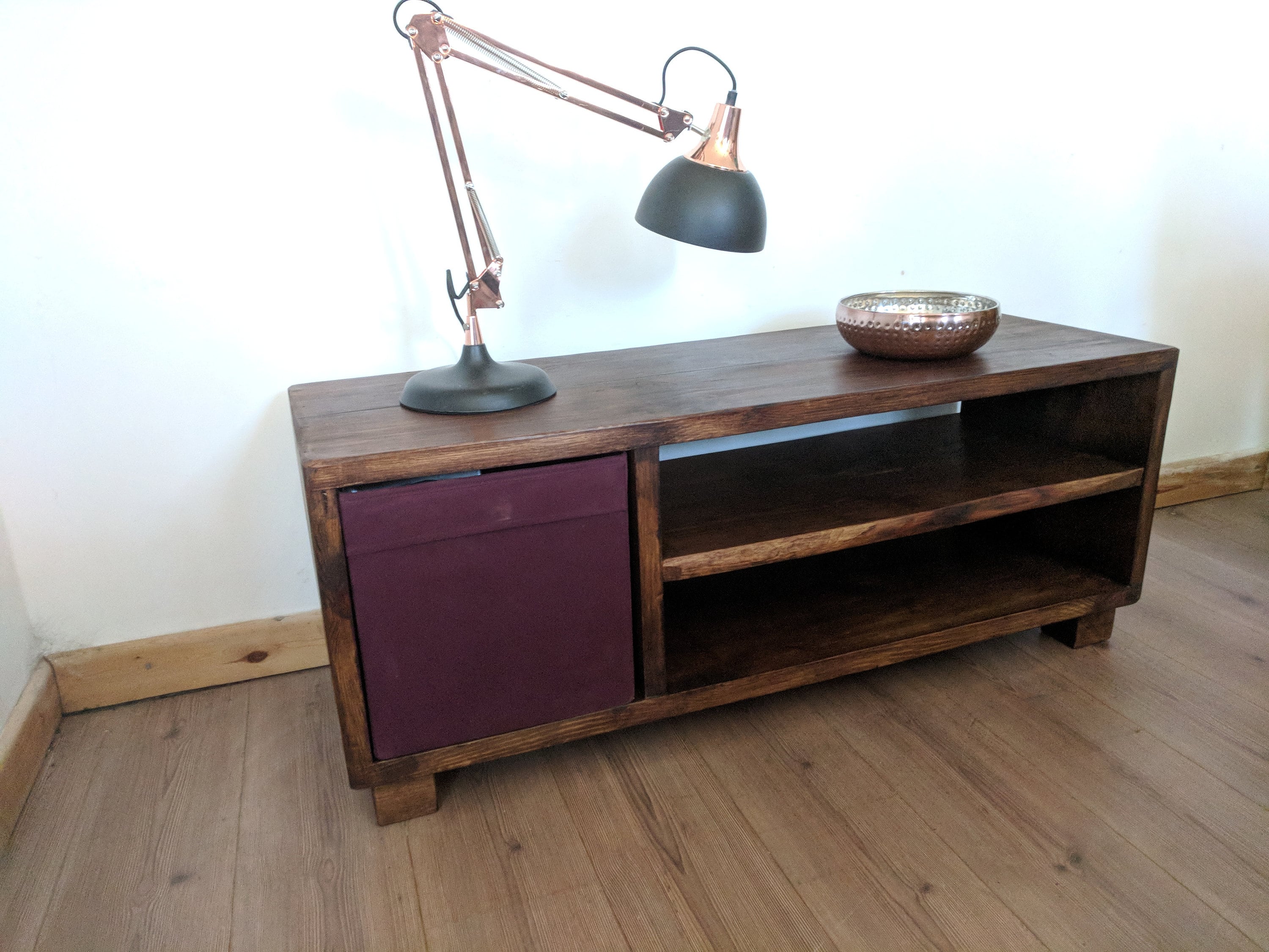 TV Unit Media Unit Hall Console Handmade From Reclaimed Wood Etsy UK