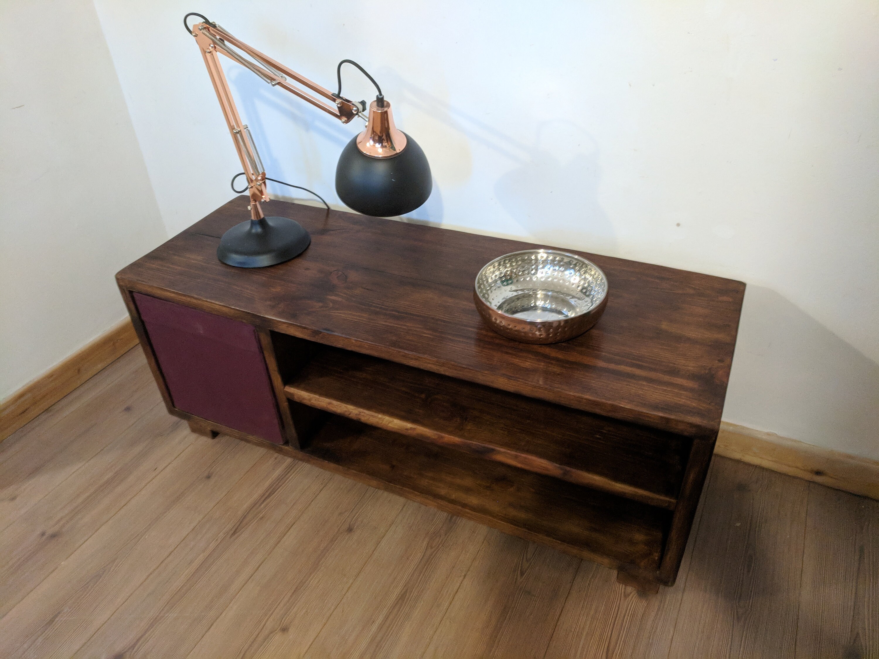 TV Unit Media Unit Hall Console Handmade From Reclaimed Wood Etsy UK