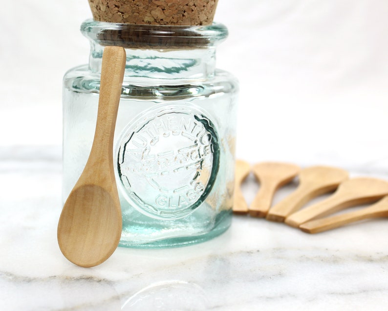 Medium Round Glass Jar With Cork 8 Oz 250 Ml Medium Glass Etsy