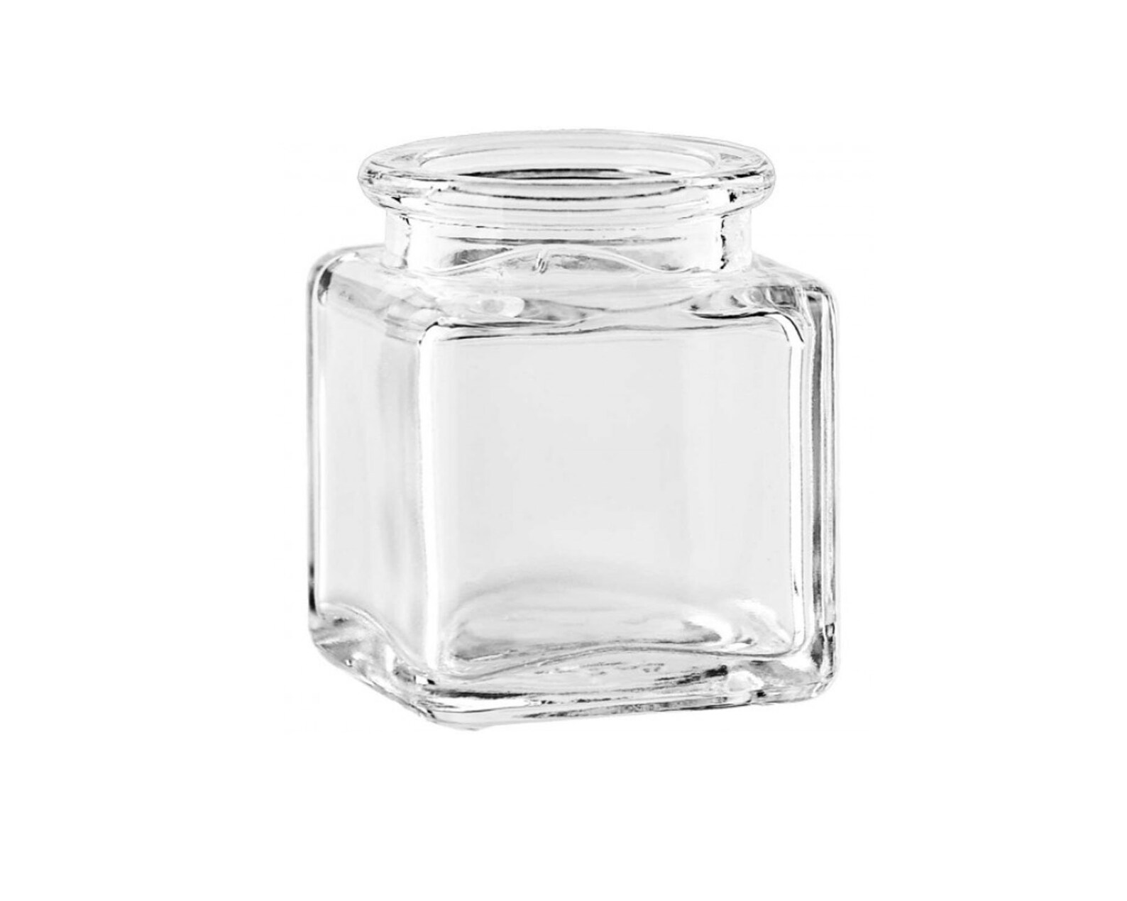 Mini Square Glass Jar With Cork 1.4 FL Oz. 40 Ml DIY Etsy