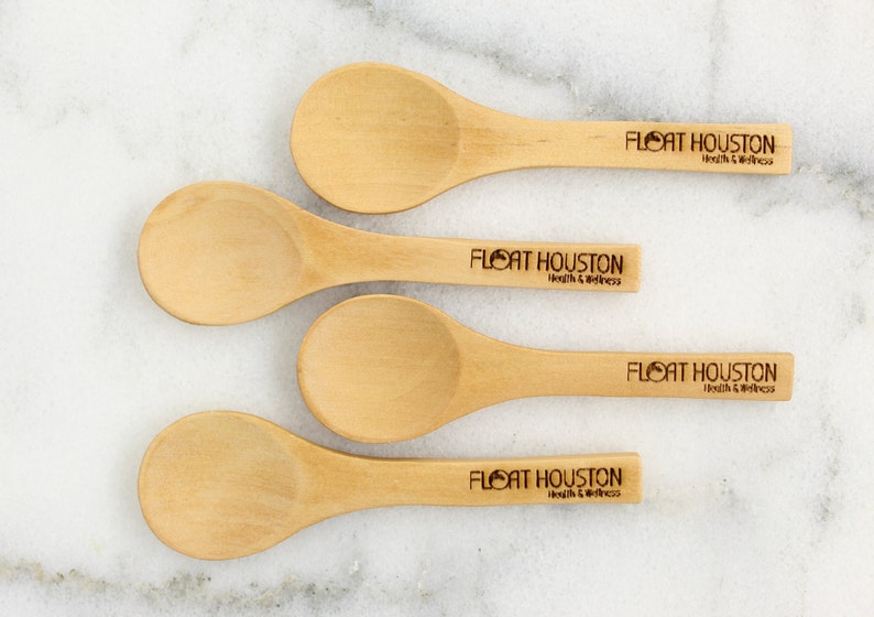 BULK CUSTOM Mini WOODEN Spoons 3 Inch Tea Espresso Spice Etsy